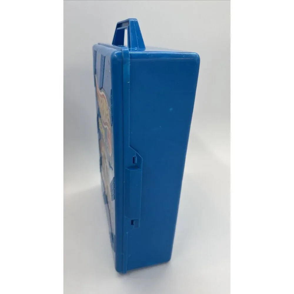 Vintage Hot Wheels 48 Car Carry Case Only Style 20020 Blue Mattel USA Made 1998